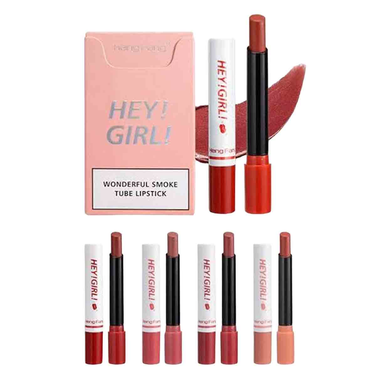 Heng Fang Hey Girl Matte Wonderful Smoke Tube Lipstick